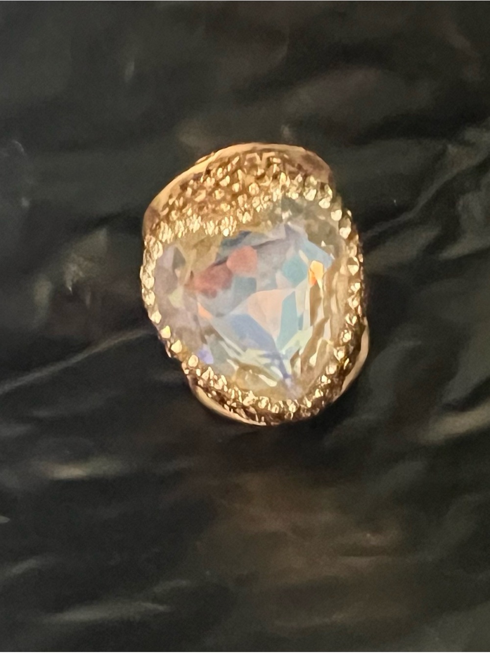 Statement Heart AB Ring - Picture 2 of 4